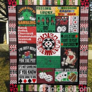 Gambling Quilt Blanket Aa22  Quilt